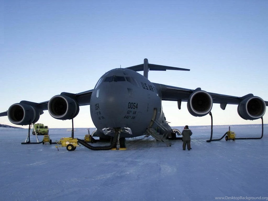 Wallpapers Winter, Ice, Boeing, C 17, Globemaster, Military ...