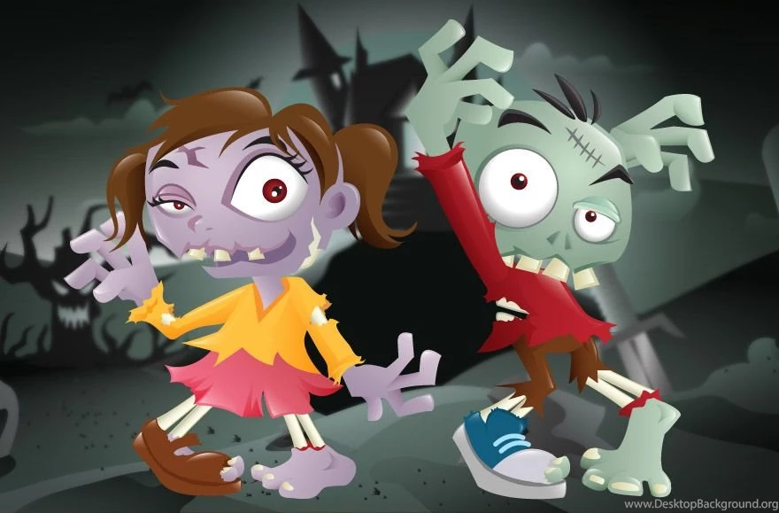 DeviantArt: More Like Fun Cartoon Zombie Couple By LouisDavilla