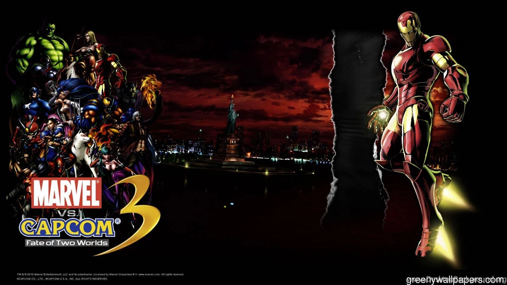Marvel Vs Capcom 3 Iron Man 2048x1152 Wallpapers