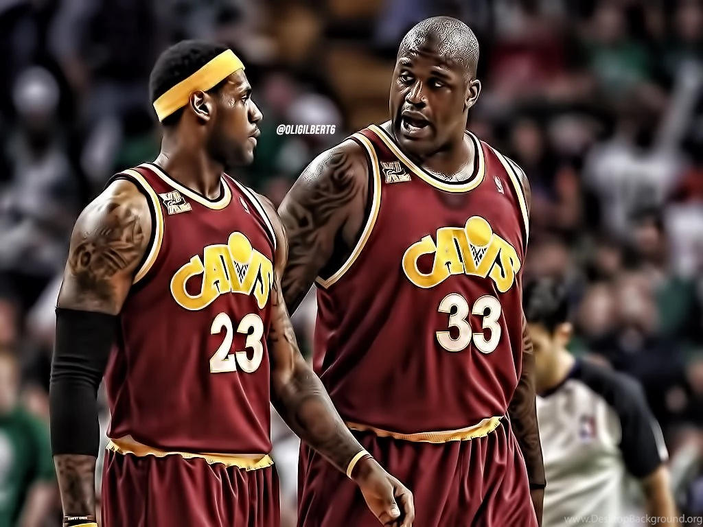 LeBron James & Shaquille O'Neal Cleveland Streetball