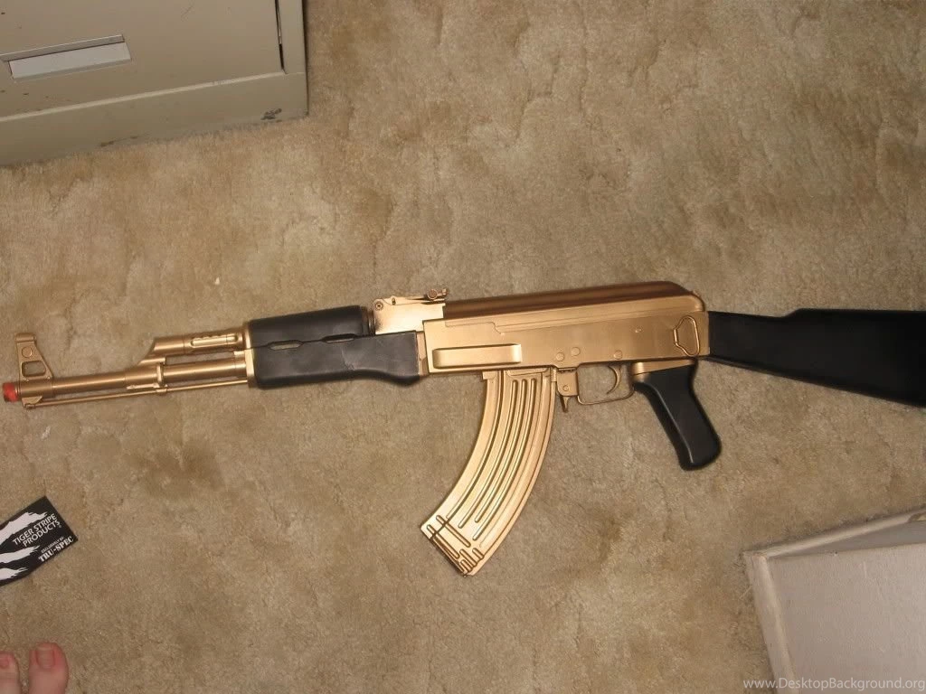 Cod4 Style Gold Ak47 Painted Cyma
