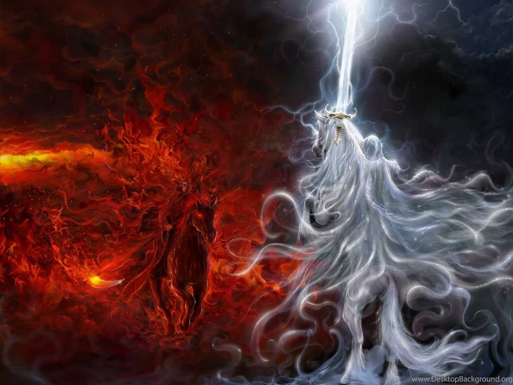 Good Vs Evil Wallpapers Wallpapers Cave