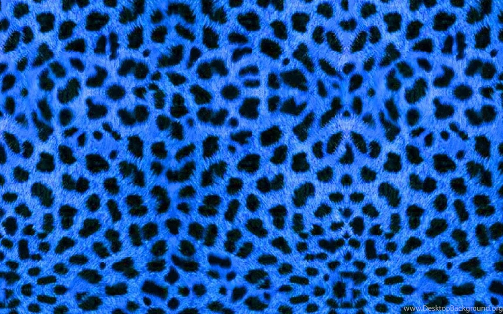 Pictures > Blue Animal Print