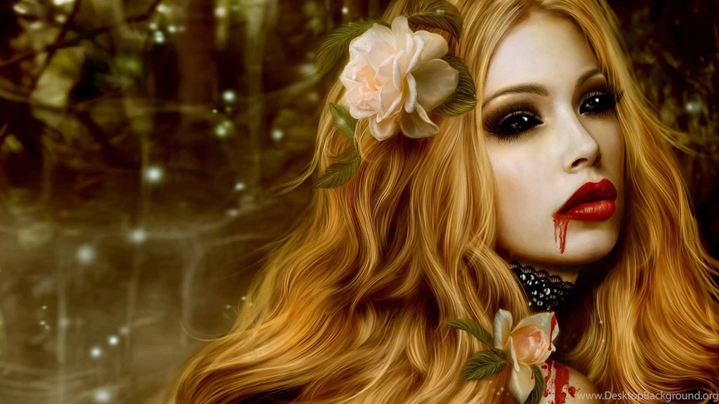 Beautiful Girl   Vampire Wallpapers