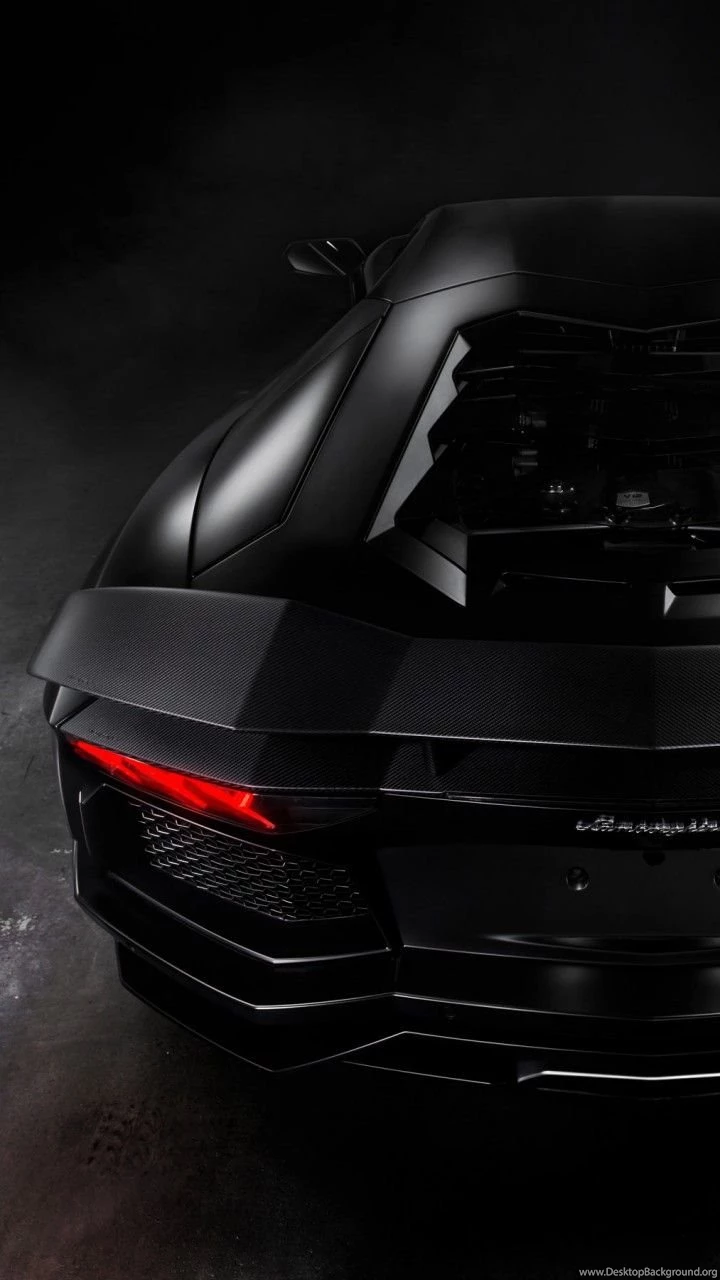 Download Lamborghini Aventador Matte Black HD Wallpapers For Droid ...