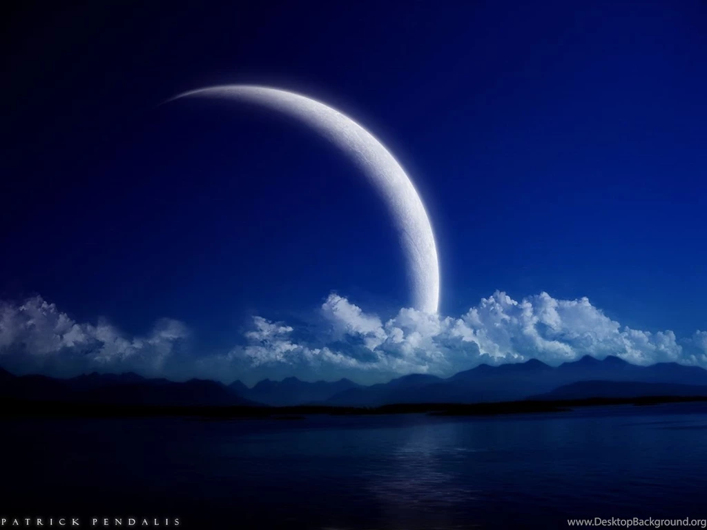 Big Blue Moon Wallpapers Hd Backgrounds HD Wallpapers