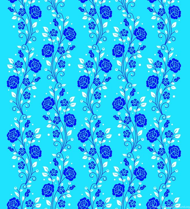Free Illustration: Floral Backgrounds, Blue Flowers Free Image ...