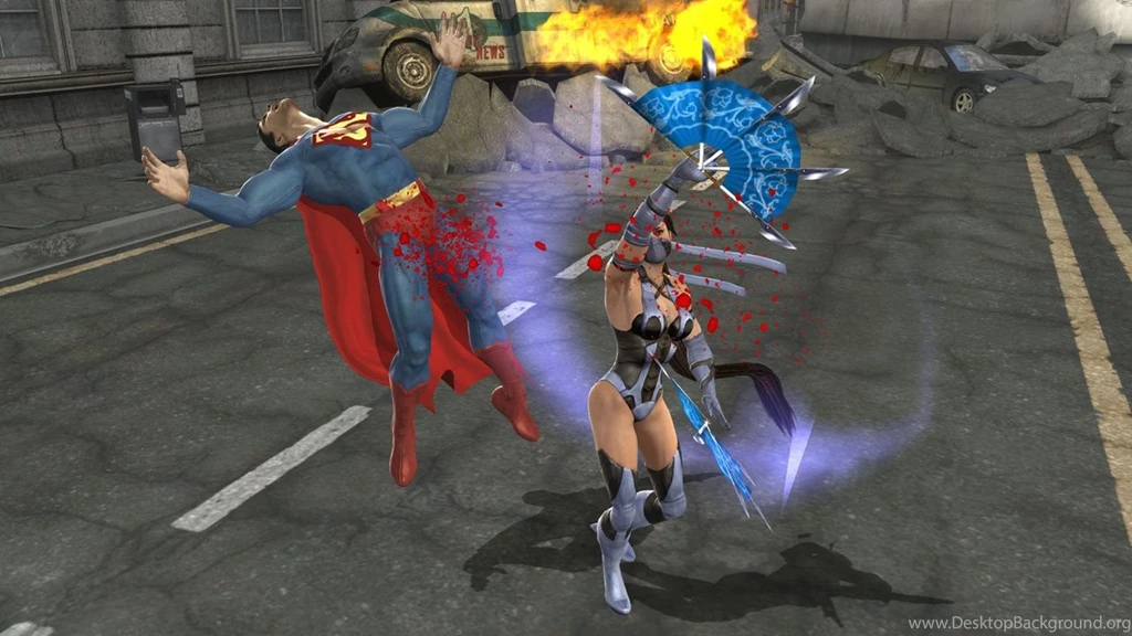 Supermen Vs Kitana Mortal Kombat Vs. DC Universe Wallpapers ...