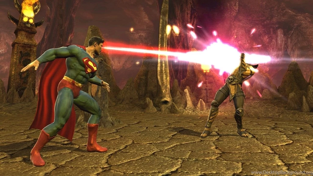 Supermen Vs Scopion   Mortal Kombat Vs. DC Universe Wallpapers ...