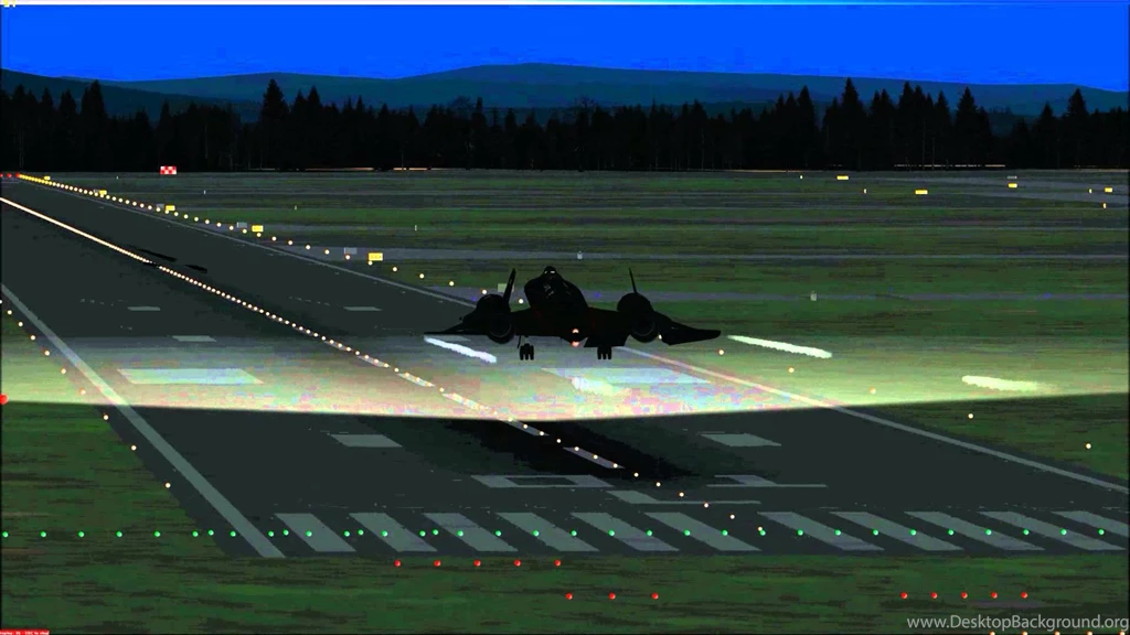 FSX) SR 71 Blackbird Landing YouTube