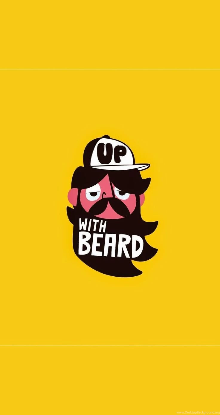 Up With Beard. Tap Image For More Cartoon Wallpapers! @mobile9 ...