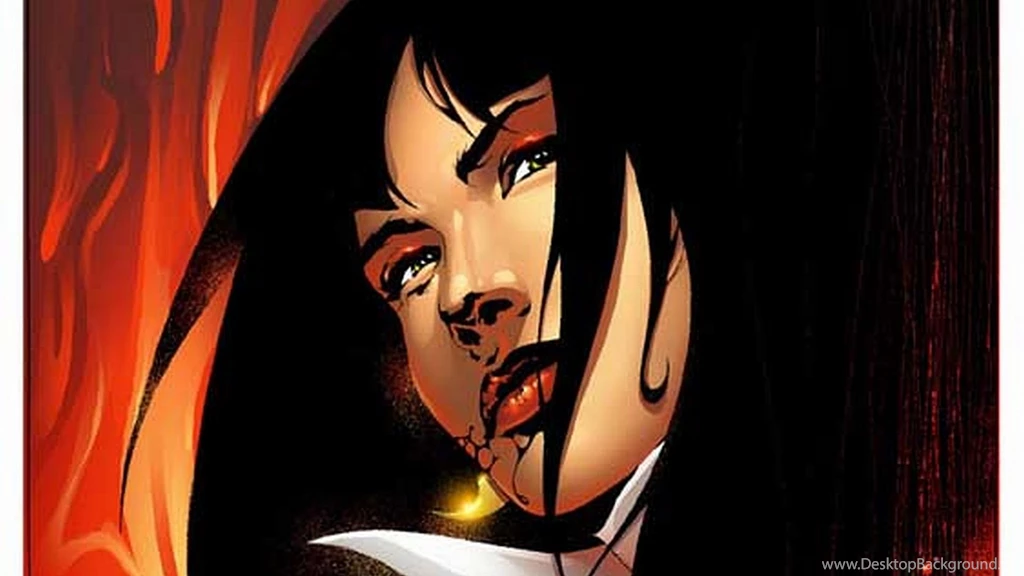 Black Haired Vampirella Wallpaper Backgrounds