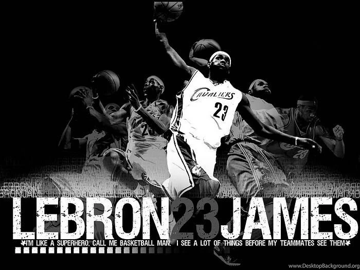 NBA Cleveland Cavaliers LeBron James Desktop 28 Wallcoo.net