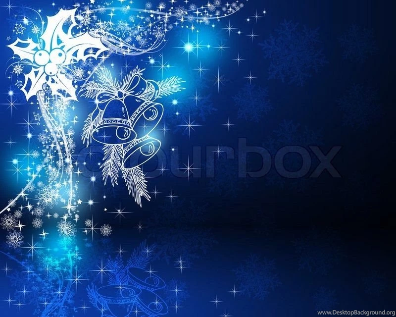 Colorful Backgrounds On Christmas And New Year Theme