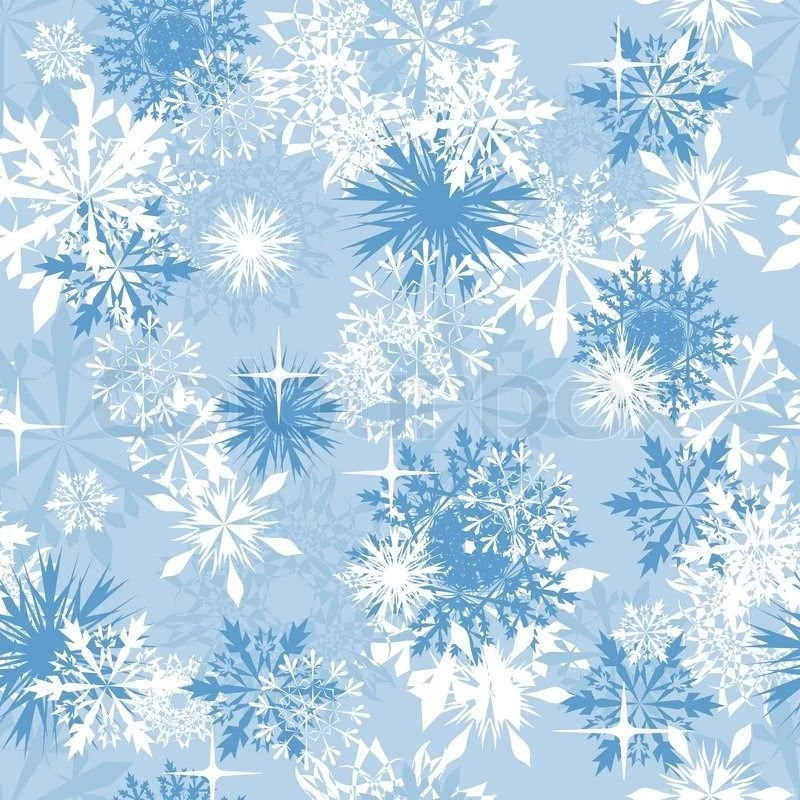 Seamless Snowflakes Backgrounds For Winter And Christmas Theme ...