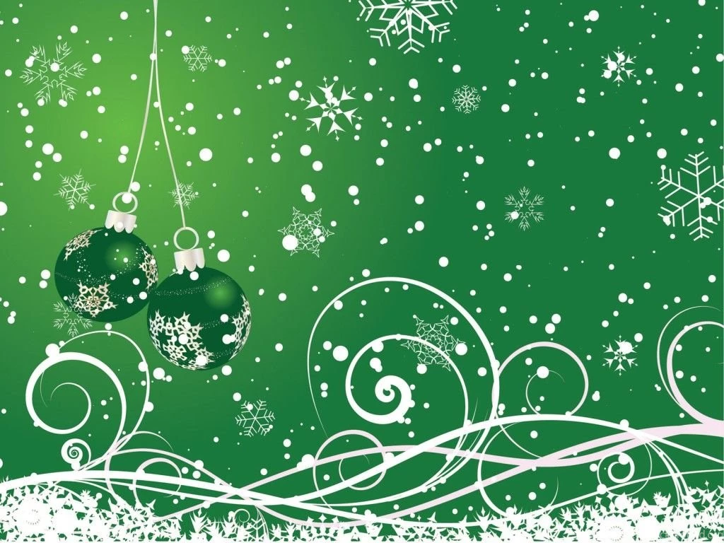 Floral Green Happy New Year For 2013 Backgrounds Christmas ...