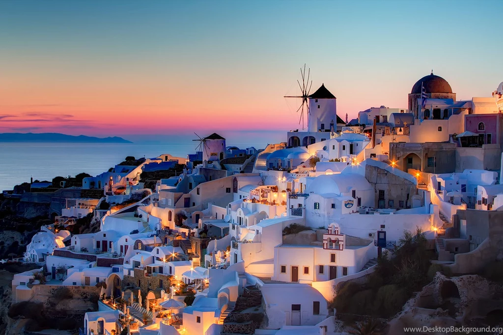 Santorini Wallpapers Romantic   Wallpaper.