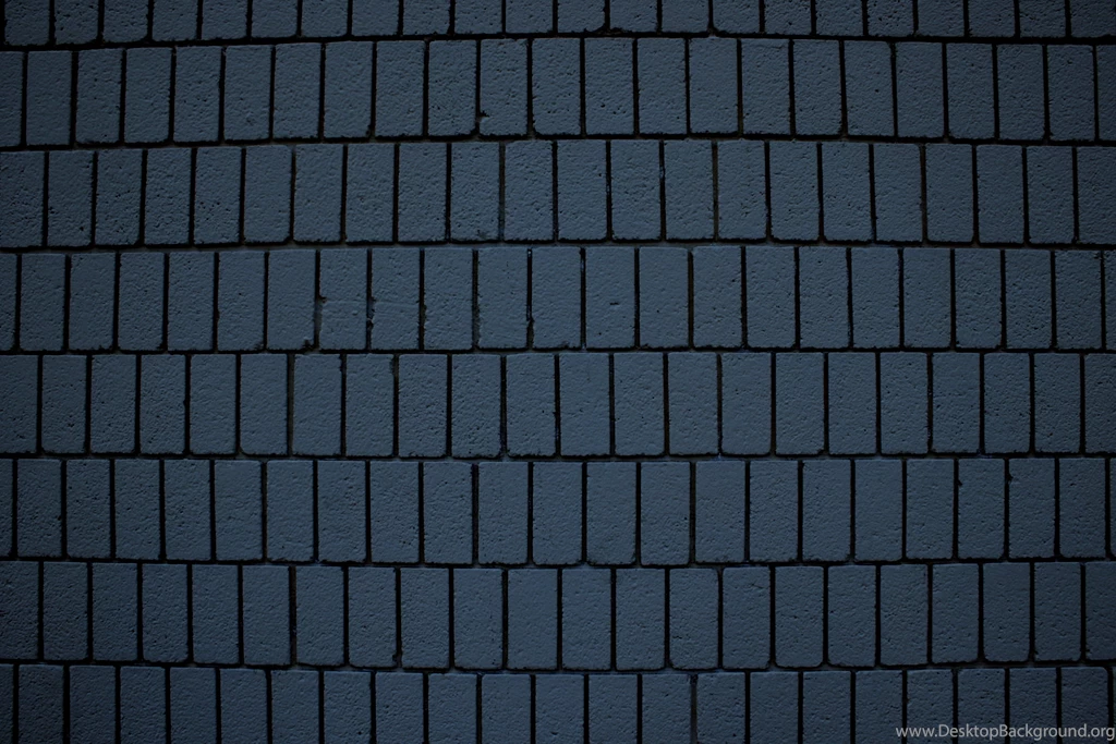 Steel Blue Brick Wall Texture With Vertical Bricks Picture