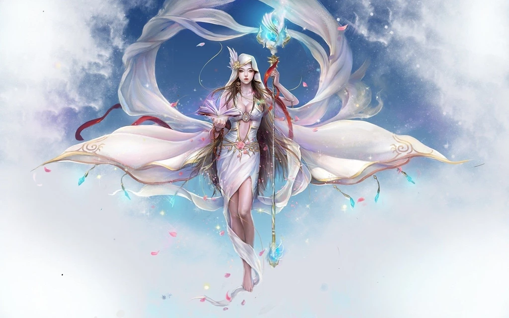 White Fairy Computer Wallpapers, Desktop Backgrounds