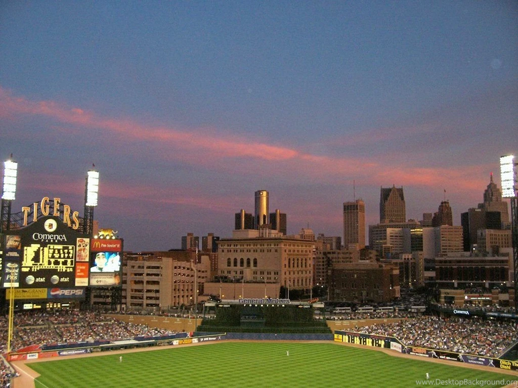 Sunset At Comerica Park By Dutchess80 On DeviantArt