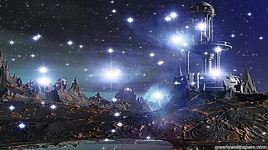 Space Station Cool Nice 2048x1152