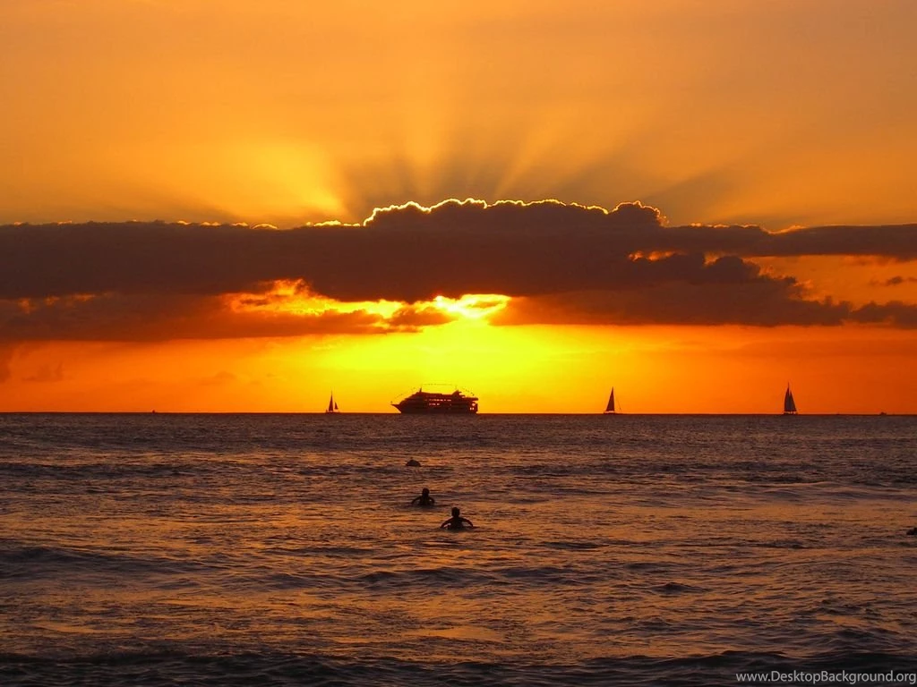 Waikiki Beach Sunset