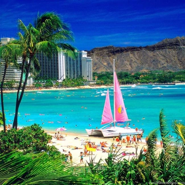 Waikiki Beach Samsung S6 HD Wallpapers