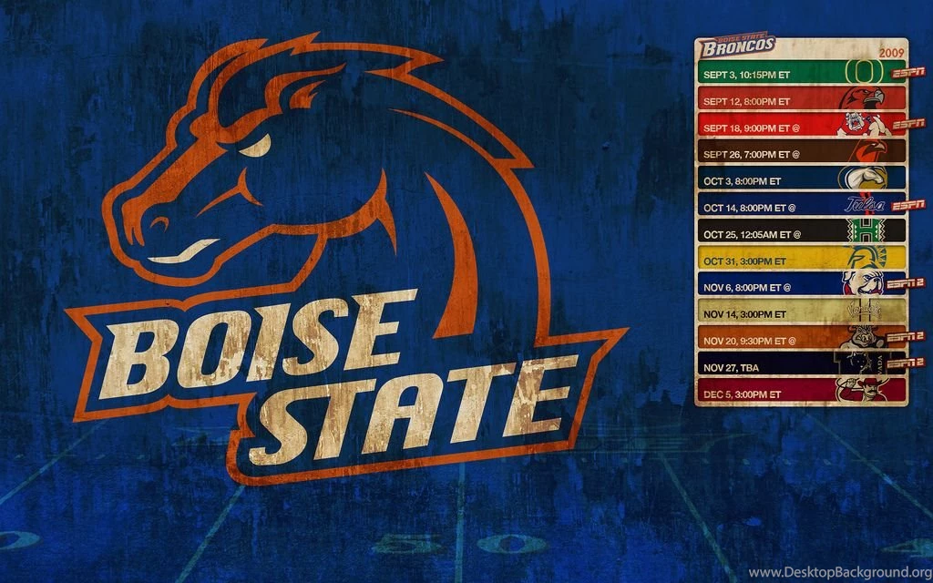 2009 Boise State Schedule Wallpapers Desktop Background