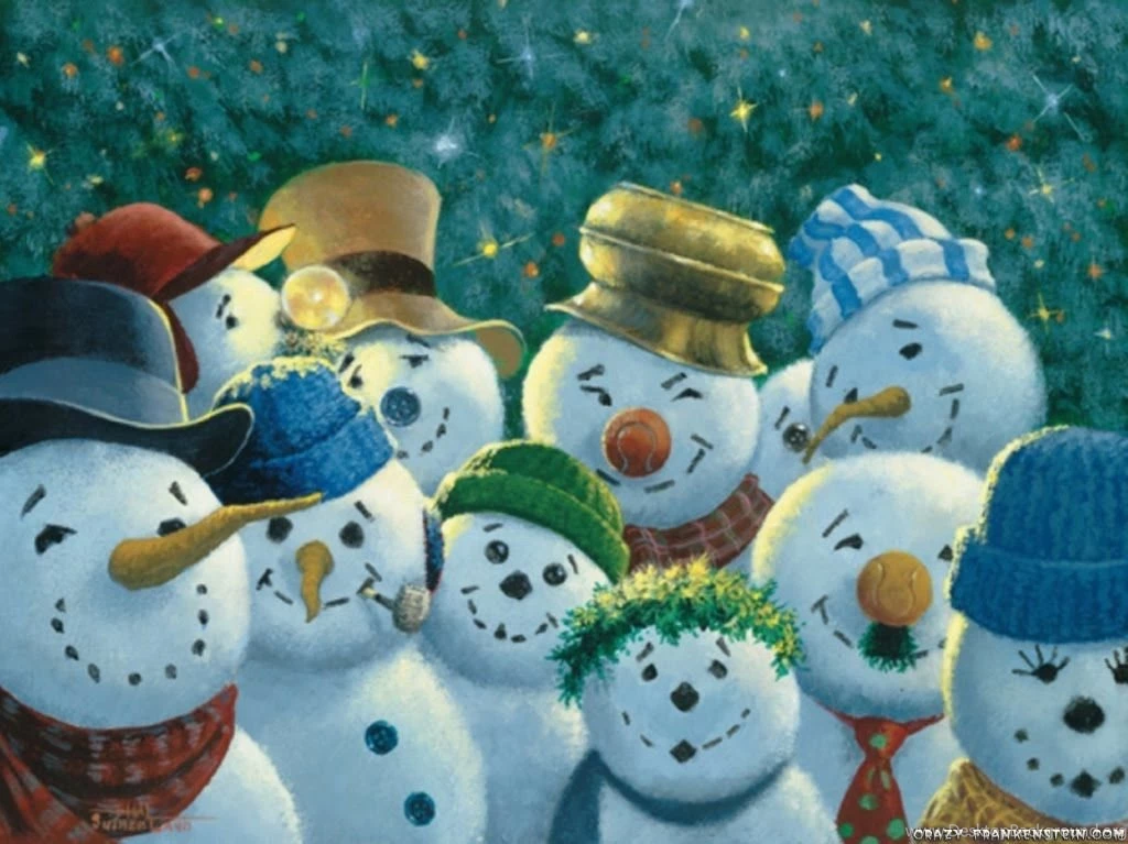 Free Halloween Wallpapers Mmw Blog: Funny Snowman Wallpapers ...