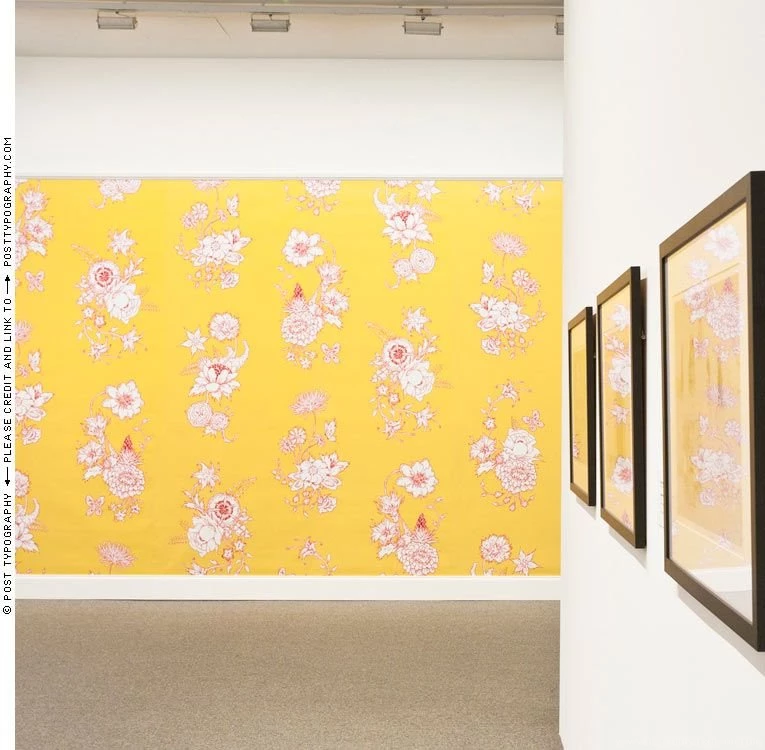 Floral Explosion Wallcovering – Post Typography