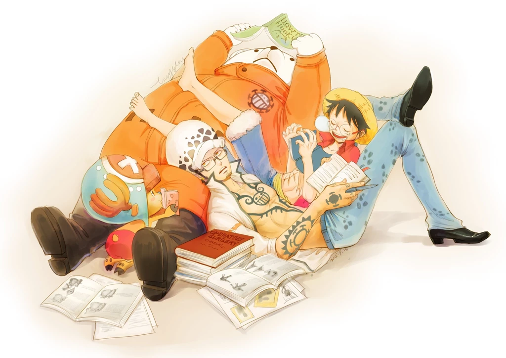 ONE PIECE Monkey D Luffy Bepo Trafalgar Law Tony Tony Chopper ...