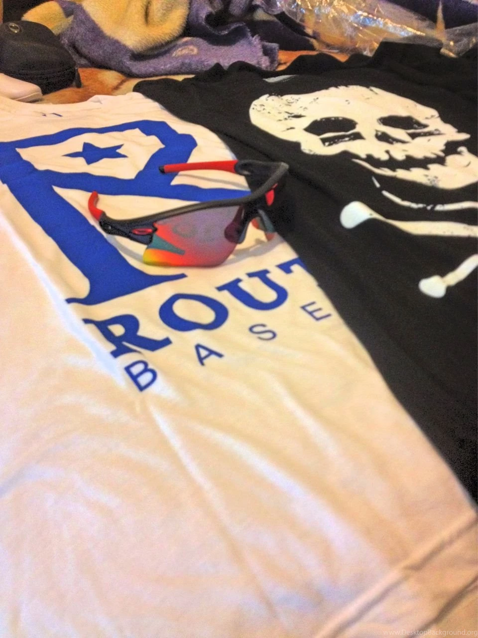 SeanDeyton; • My Routine Baseball Shirts And My Oakley Radars...