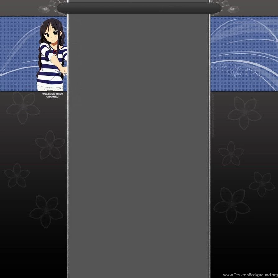K ON Mio YouTube Backgrounds By PrincessYue358 On DeviantArt