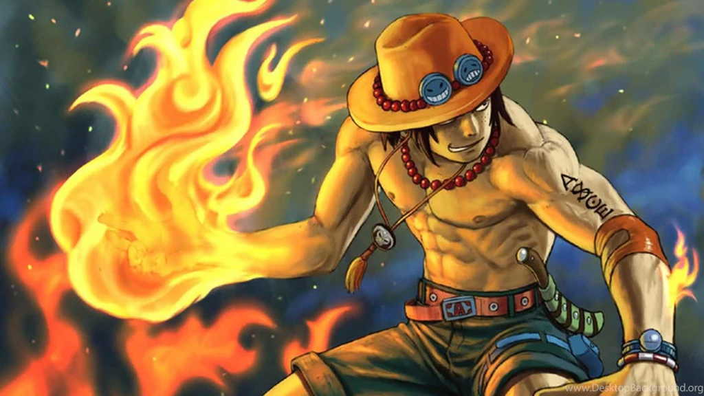 21711) One Piece Ace Cool Backgrounds Wallpapers Attachment ...