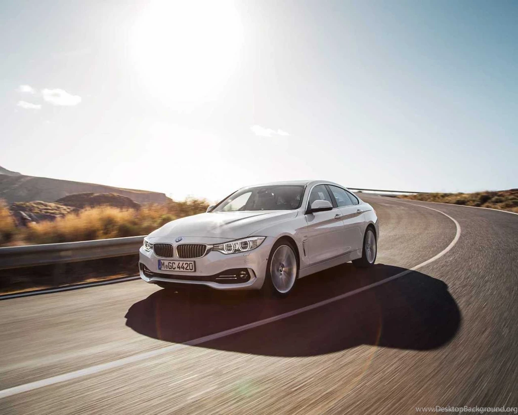 Download 1280x1024 BMW 4 Series Gran Coupe On The Road Wallpapers