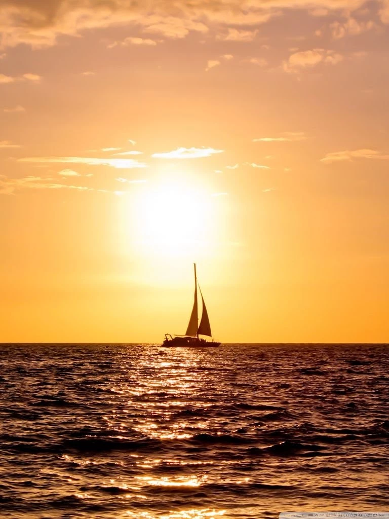 Sunset At Big Island HD Desktop Wallpapers : Widescreen : High ...