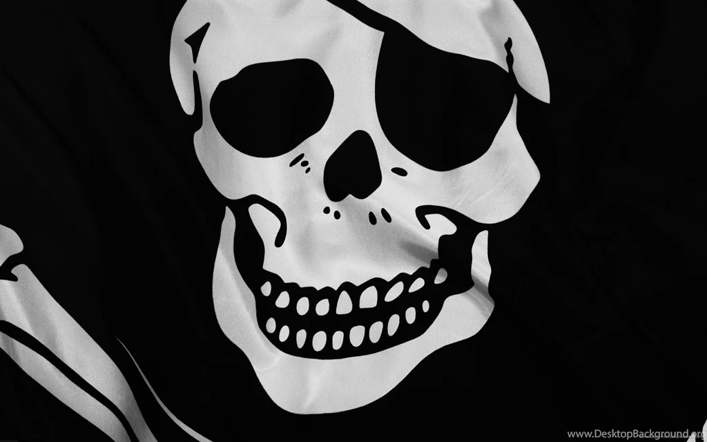 Download 2560x1600 Jolly Roger Skull Wallpapers