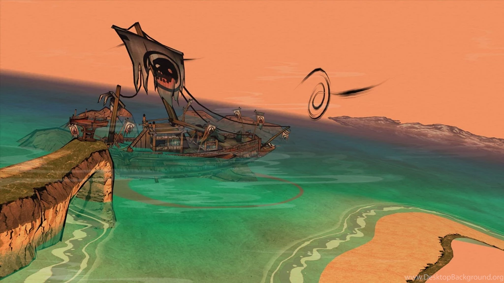 Okami Ghost Ship Computer Wallpapers, Desktop Backgrounds ...