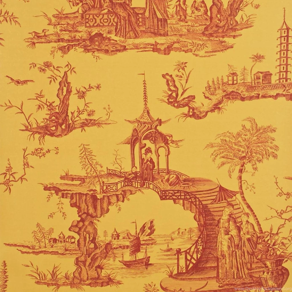 Toile Wallpapers From Sanderson