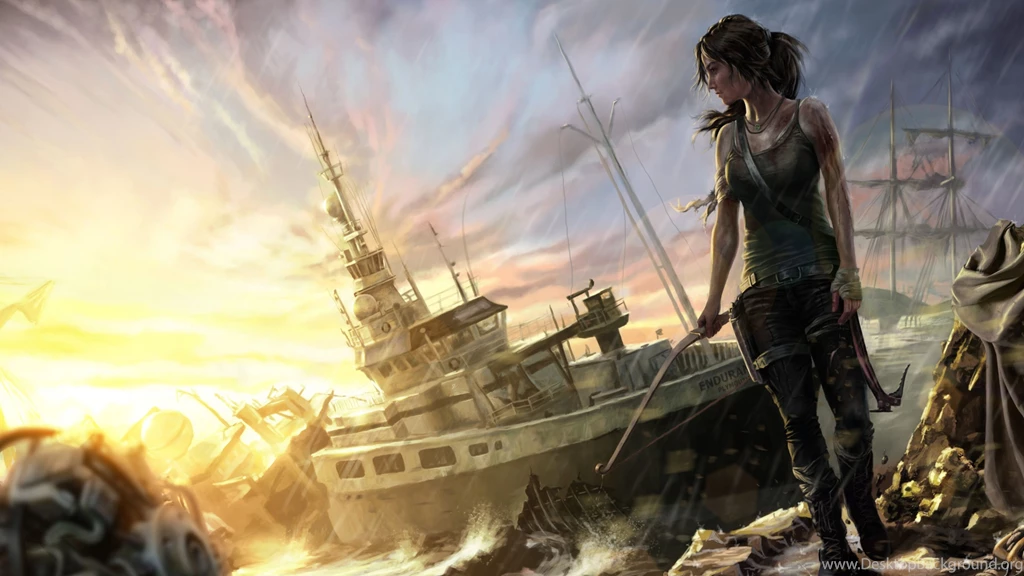 Download Wallpapers 3840x2160 Tomb Raider, Lara Croft, Art, Craft ...