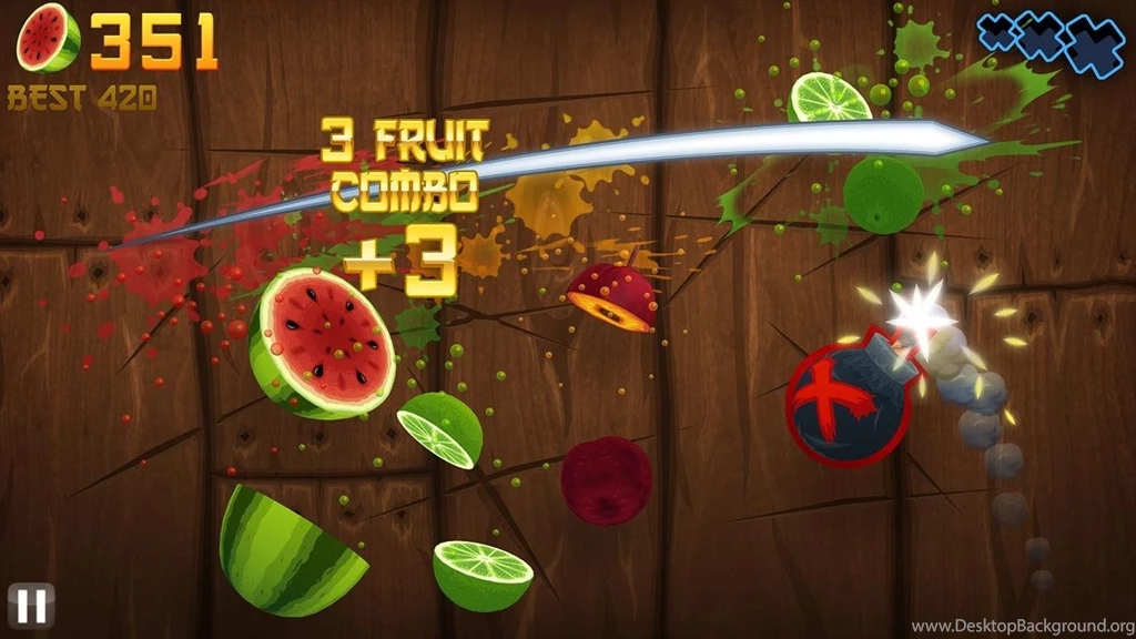 1920x1080px Fruit Ninja Screenshot