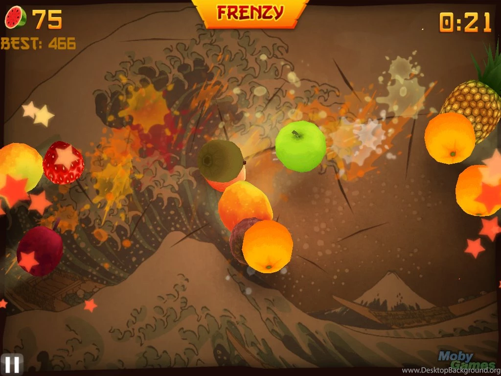 534933 fruit ninja ipad screenshot cut a special banana and it goes.png