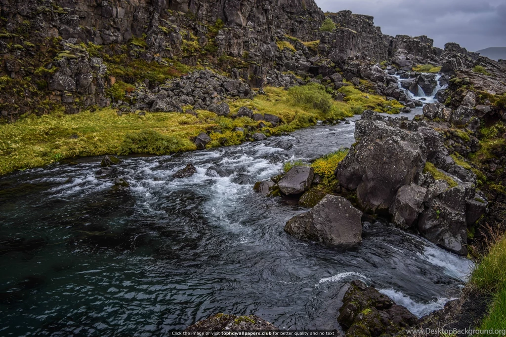 Drekkingarhylur Aka Drowning Pool Thingvellir Iceland 4K Or HD ...