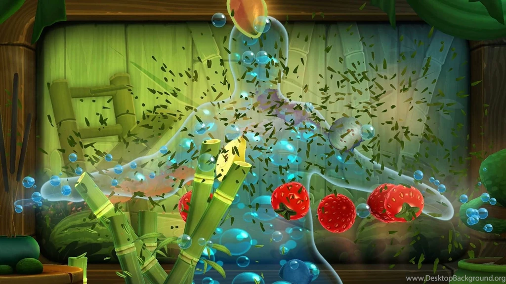 FRUIT NINJA KINECT Xbox Microsoft Adventure 1fnk Action Warrior ...