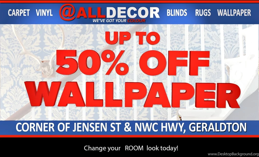 ALLDECOR WALLPAPER SALE ON NOW!   YouTube