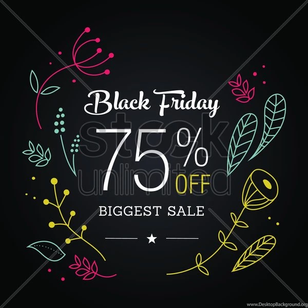 Black Friday Sale Wallpapers Vector Image   1583242