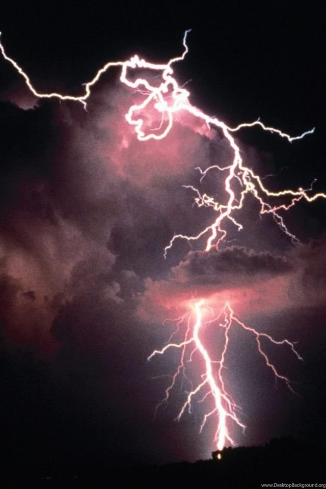 Nature Wallpapers Lightning, Black, Dimgray, Cadetblue, Rosybrown ...