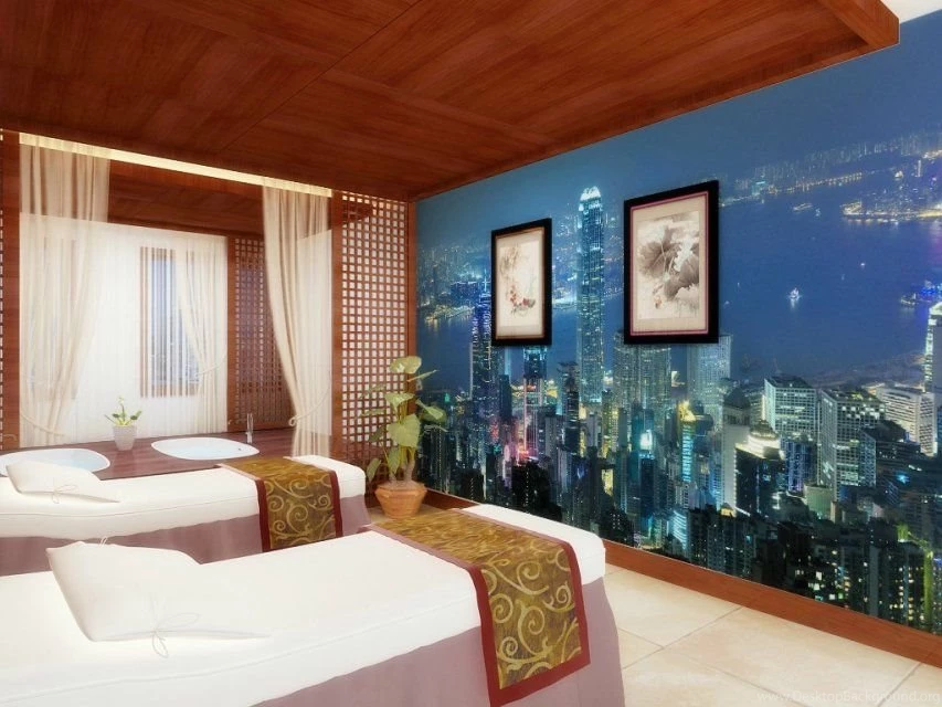 Papel Parede Great Quality!lively Bright Dubai Night Scene 3d Wall ...