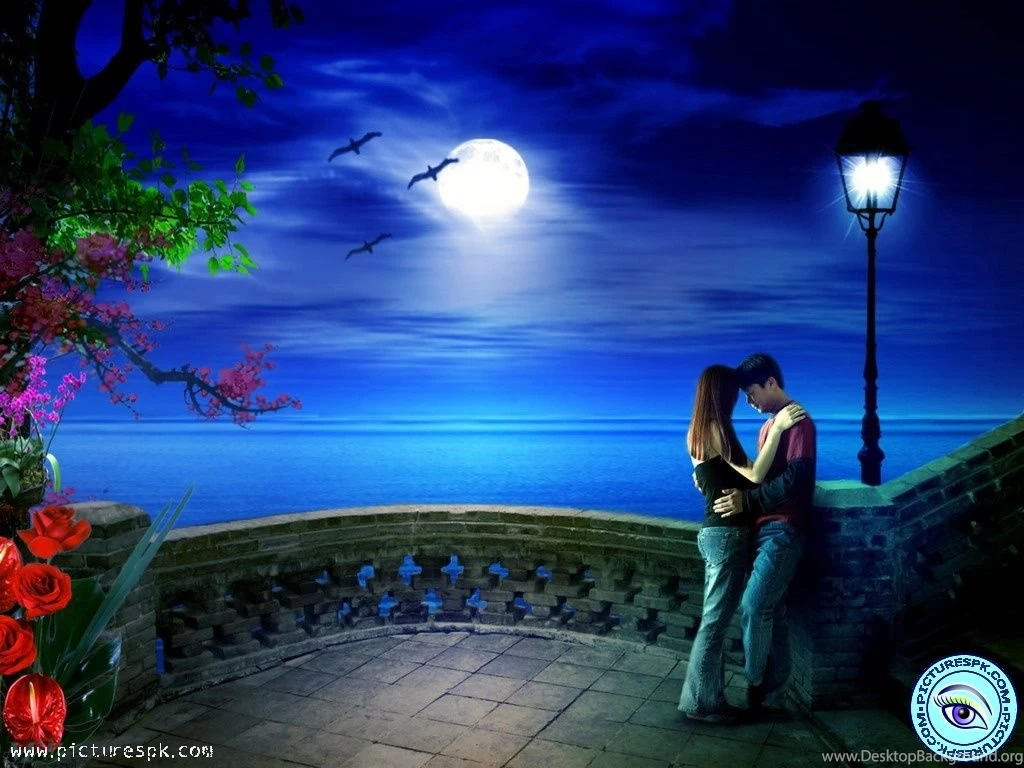 Gallery For Romantic Backgrounds Night