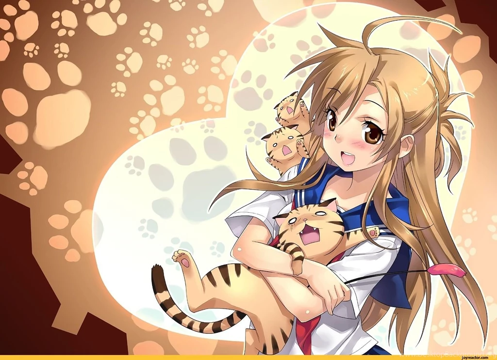 Cute Anime Cat People Wallpapers 2014